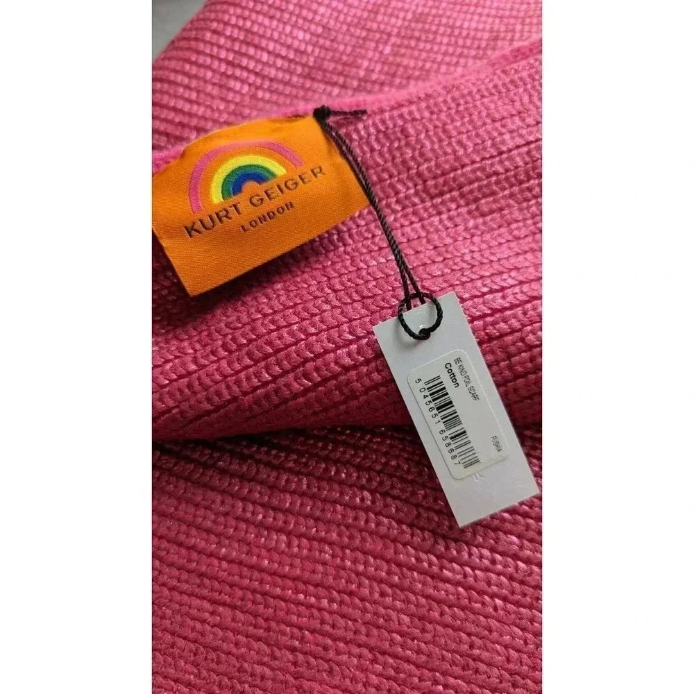 NWT Kurt Geiger London Be Kindness Foil Scarf (MSRP $69)